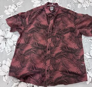 combo 4 Men's Tropical Print Short Sleeve Shirt