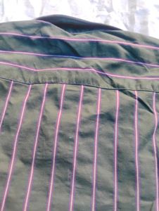 Men's Striped Button-Down Shirt