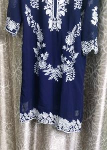 Navy blue 💙 kurta for women