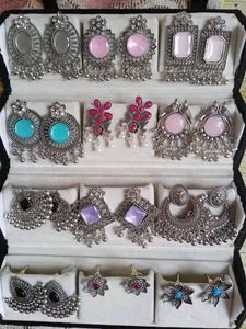 Oxidised Earrings Jewellery Set