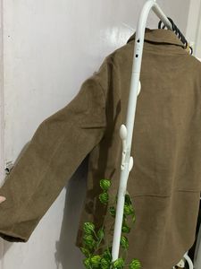 Stylish Brown Double-Breasted Jacket