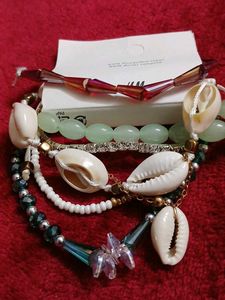 H&amp;M Beaded Bracelet Set (total 7)