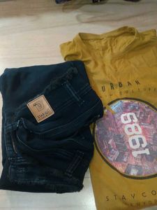 Combo 🤩Jeans &amp; Graphic Tee