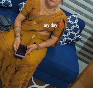 Elegant mustard heavy party wear saree with blouse
