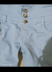 Blue High Waist Jeans