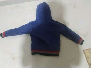 Kid's Blue Zip-Up Hoodie