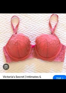 lace detail victoria secret bra with short