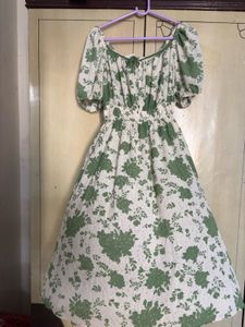 Chic Floral Print Midi Dress