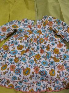 Cute Floral Print Dress for Girls