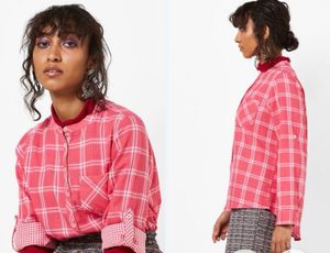 Dnmx Pink Cotton Shirt Large Size