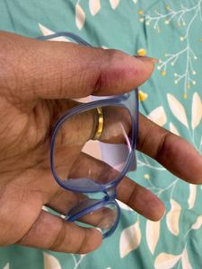 Stylish Blue Eyeglasses with Case
