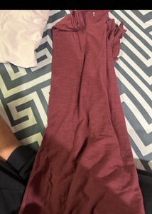 WES Burgundy Heathered Short Sleeve Tee XXL Size
