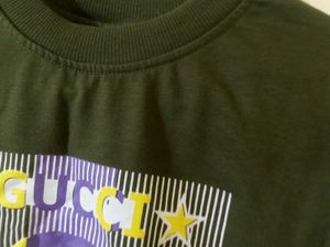 Stylish Gucci Print Cropped T-Shirt