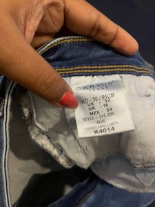 Blue Wash Slim Fit Jeans
