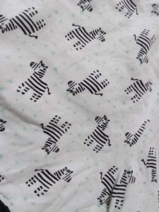 Cute Zebra Print Pajama Shorts size m