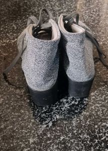 Sparkly Silver Sneakers