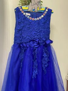 Beautiful Royal Blue Lace Gown
