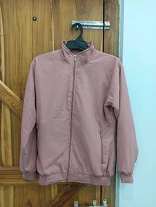 Dusty Rose Bomber Jacket