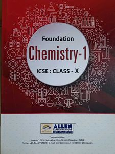 Foundation Chemistry-1 ICSE Class X Book