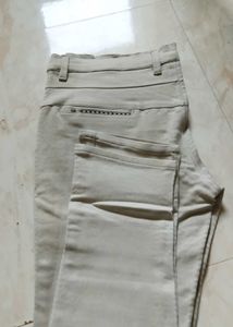 ADNIS Men's Beige Chinos
