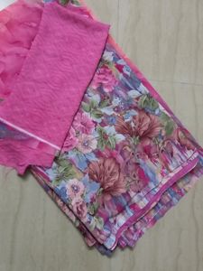 Soft Georgette Chiffon Daily Wear Saree With Blous