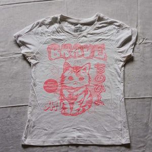Cute Cat Graphic T-Shirt