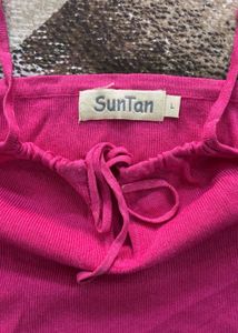 Vibrant Pink Spaghetti Strap Top