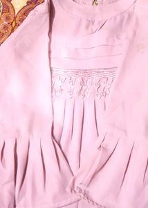 Peach colour women's and girls top