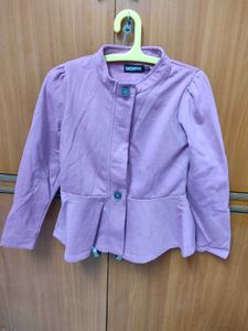 Pink Peplum Jacket