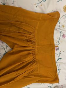 Mustard Yellow Palazzo Pants/ Salwar
