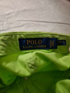 Lime Green Polo Cap