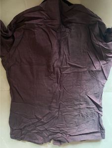 Women's Purple Button-Down Shirt