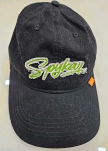 Spykar Men's Streetwear Cotton Baseball Black Cap