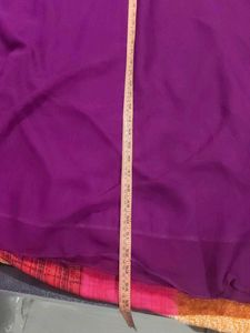 Elegant Purple Ethnic Gown