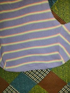 Cute Striped Knit Top
