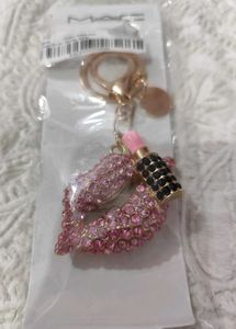 Mac Heart Shape Keychain