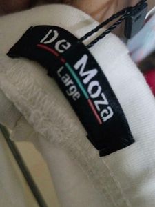 De Moza Off White Leggings
