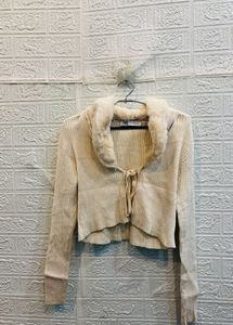 🇺🇸 Zara imported Knit Cropped Cardigan