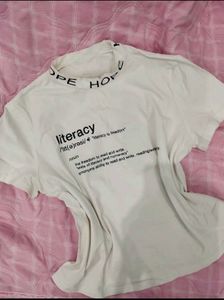 Shein Literacy Definition Graphic Tee