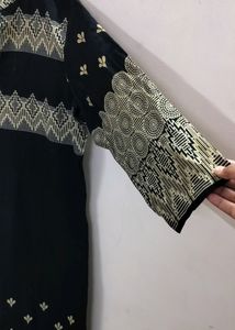 Black Cotton Kurti