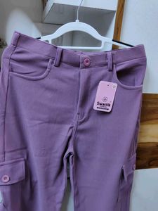 Lavender Cargo Pants