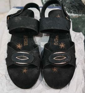 Black Sandals with Adjustable Straps