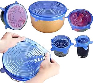 Reusable Silicone Stretch Lids( pack of 12)