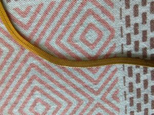 Gold Herringbone Chain Necklace and breslate combo