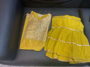 Elegant Yellow Sharara Sets