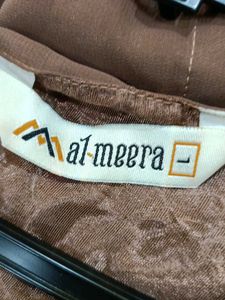 Embroidered Brown Kurta with Pant