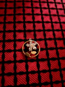 Gold Flower Pendant