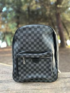 Stylish Checkerboard Backpack