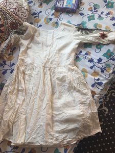 Boho Embroidered White Dress