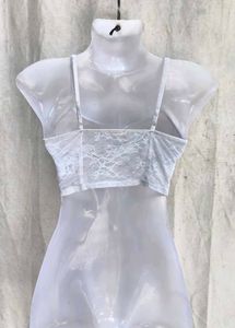 White Lace Corset Top